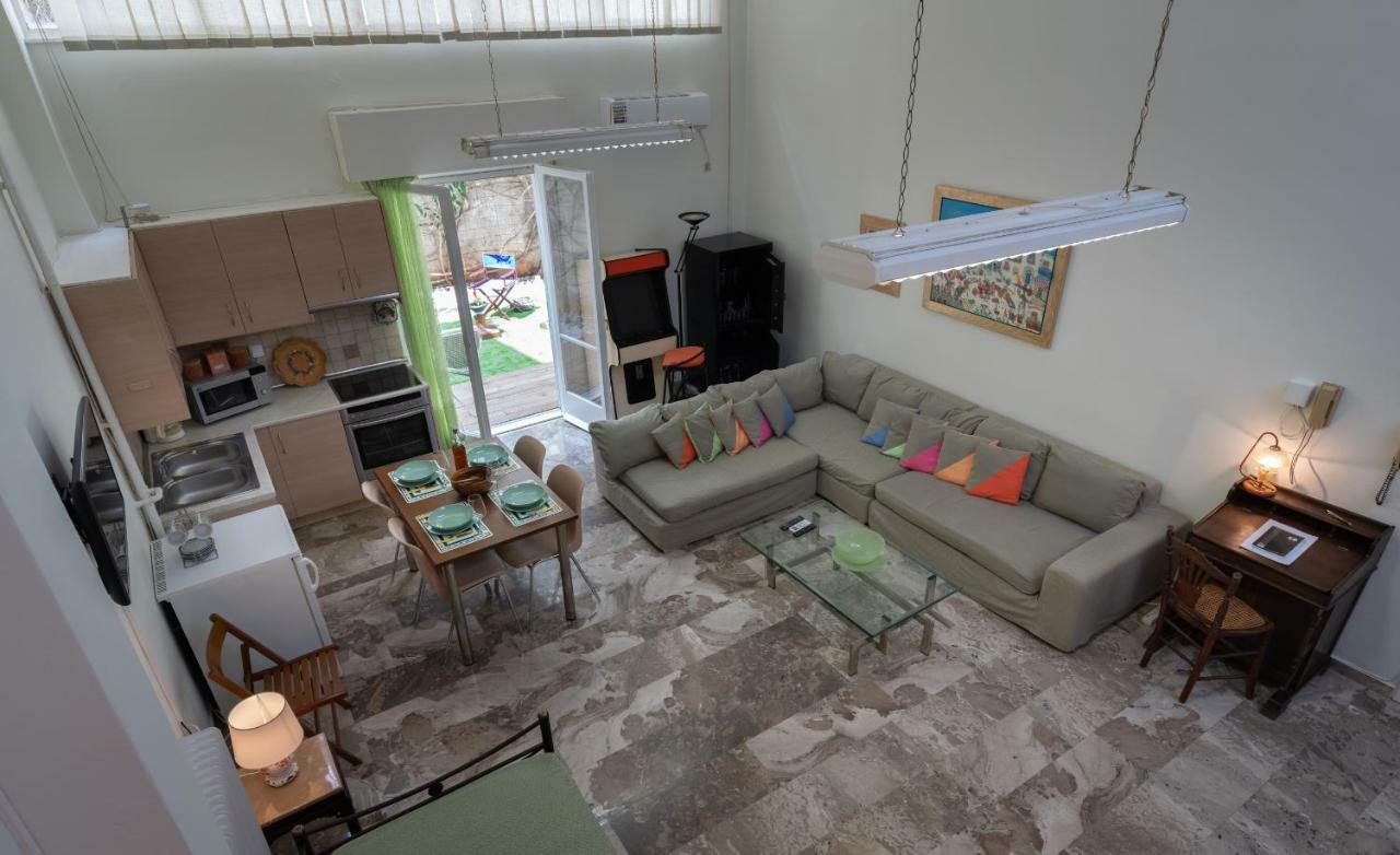 Apartament Acropolis Koukaki Loft Private Garden Ateny Zewnętrze zdjęcie