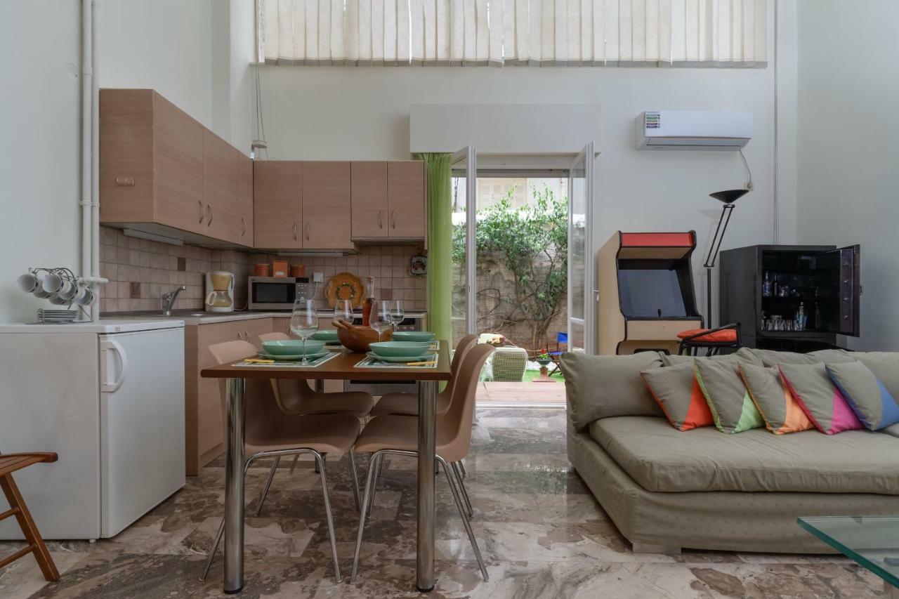 Apartament Acropolis Koukaki Loft Private Garden Ateny Zewnętrze zdjęcie