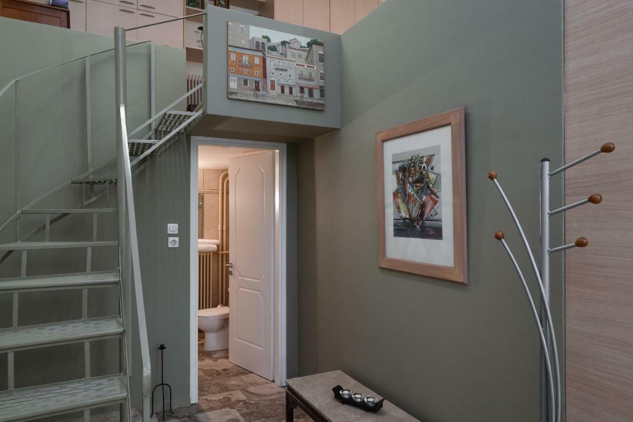 Apartament Acropolis Koukaki Loft Private Garden Ateny Zewnętrze zdjęcie