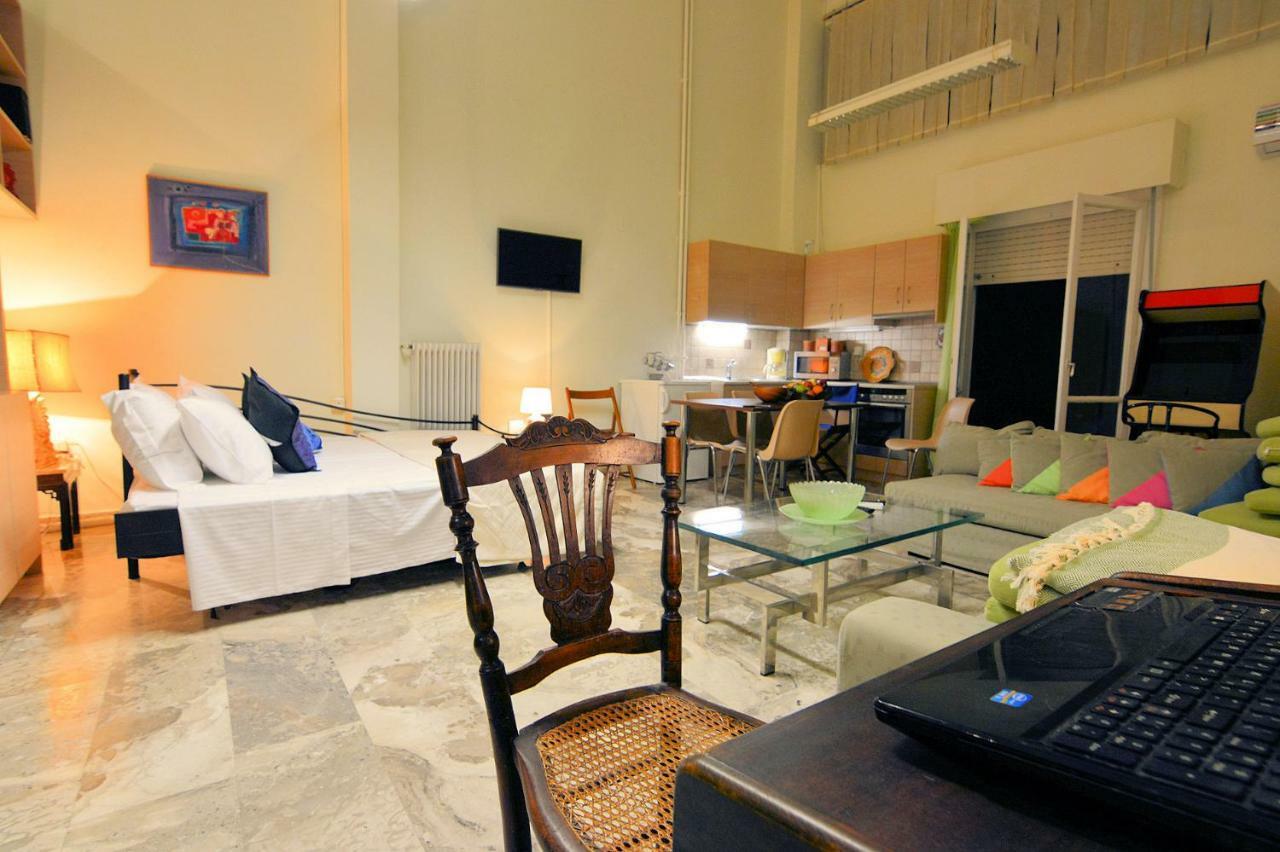 Apartament Acropolis Koukaki Loft Private Garden Ateny Zewnętrze zdjęcie