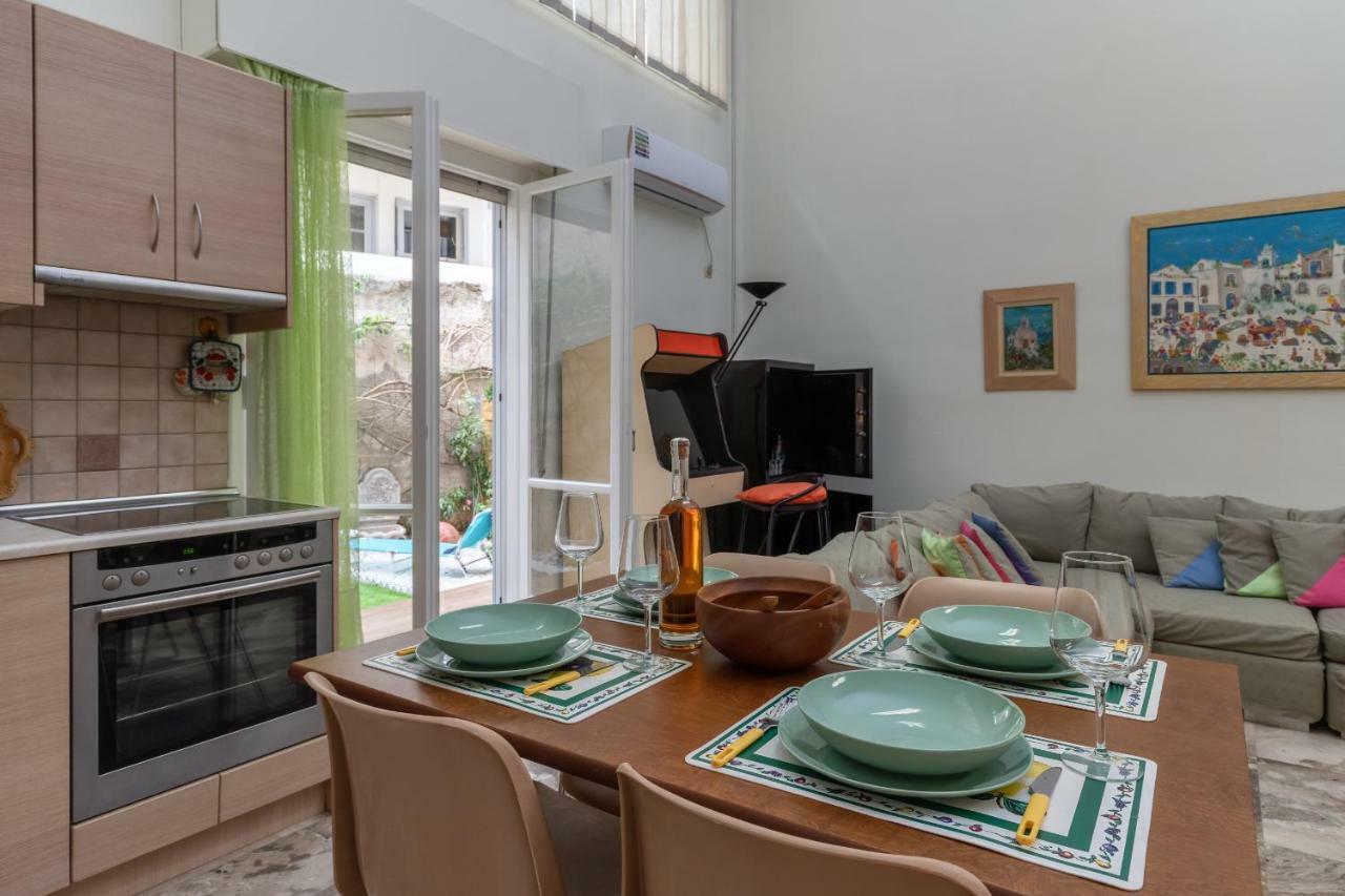 Apartament Acropolis Koukaki Loft Private Garden Ateny Zewnętrze zdjęcie